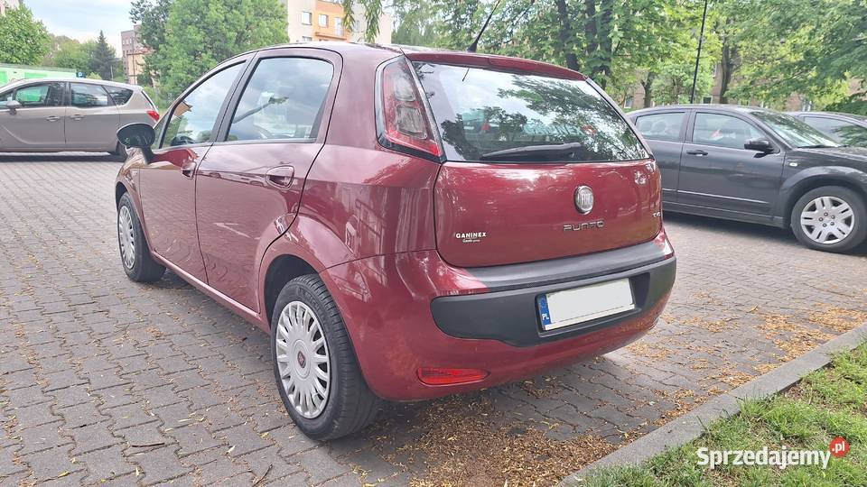 Piękny fiat punto evo 5 drzwi Bordowy 14 Katowice