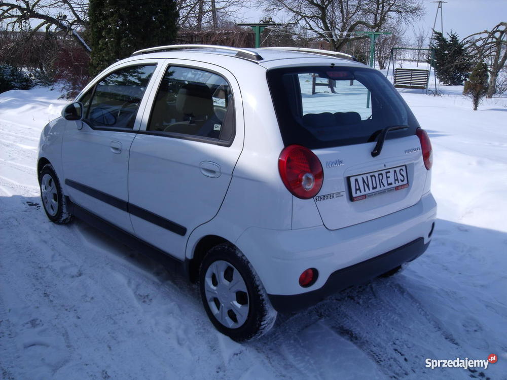Chevrolet Matiz 10 benz z instalacją LPGklimatyz serwisowany w ASO Kosowizna
