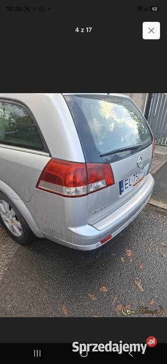 Opel vectra c 2006 19 cdti srebrny Łódź