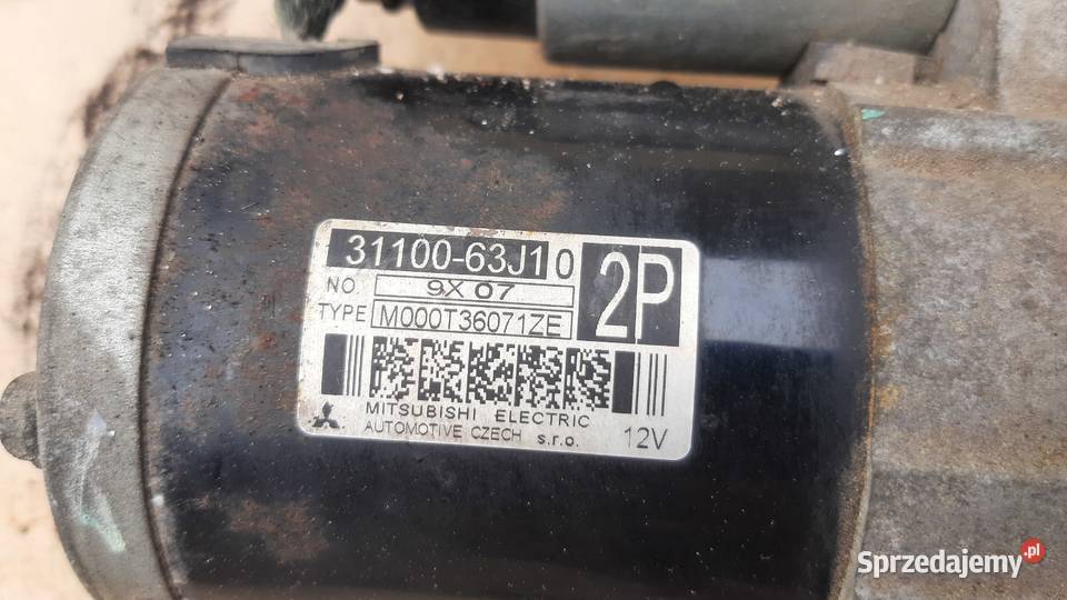 rozrusznik Mitsubishi 3110063J1 Suzuki Swift IV osobowe Motoryzacja dolnośląskie Dębno
