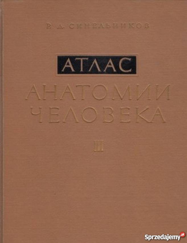 ATLAS ANATOMII CZŁOWIEKA TOM III SINIELNIKOW RD medycyna, nauki medyczne Wrocław
