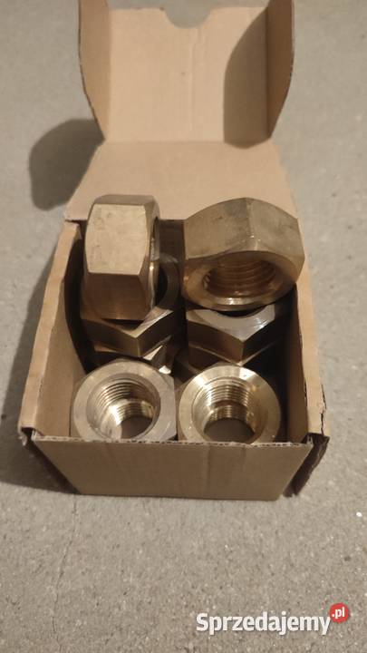 Nakrętka 6kątna M16 M20 M22 M24 mosiądz 10 Gostynin