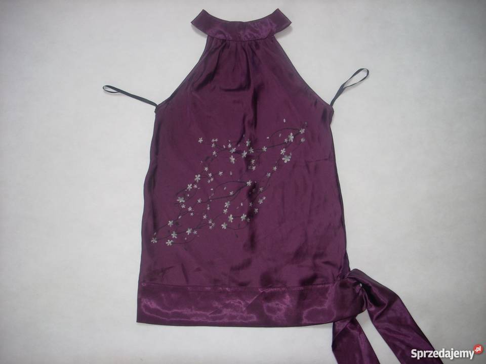 Vero Moda Bluzka elegancka Satyna Nadruk 36 38