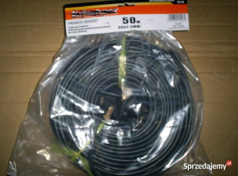 Przewód kabel przedłużacz 230v3x252550m Olkusz