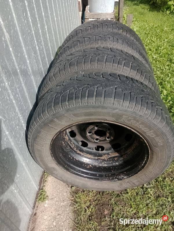 koła felgi stalowe opony zimowe 19565r15 5x100 Cieśle