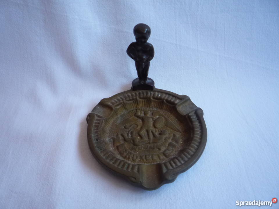 Antyk Popielniczka z Figurką Chłopca Wyjątkowa Szczecin