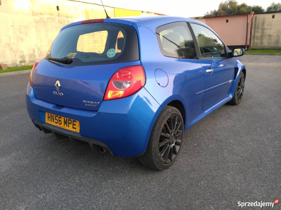 Renault Clio 3 III Sport RS Ksenon Doświetlania niebieski Tarnów