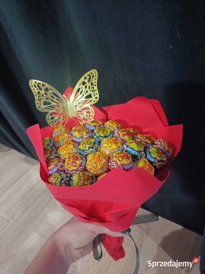 Bukiet z lizaków Chupa Chups Słodko box prezent wielkopolskie