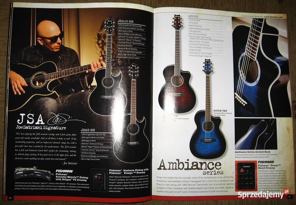 Ibanez Acoustic Guitars 2012 katalog gitar Kępice
