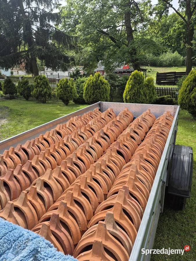 Nowe ceramiczne gąsiory dachowe WOLA naturalna Pokrycia dachowe Chojnów