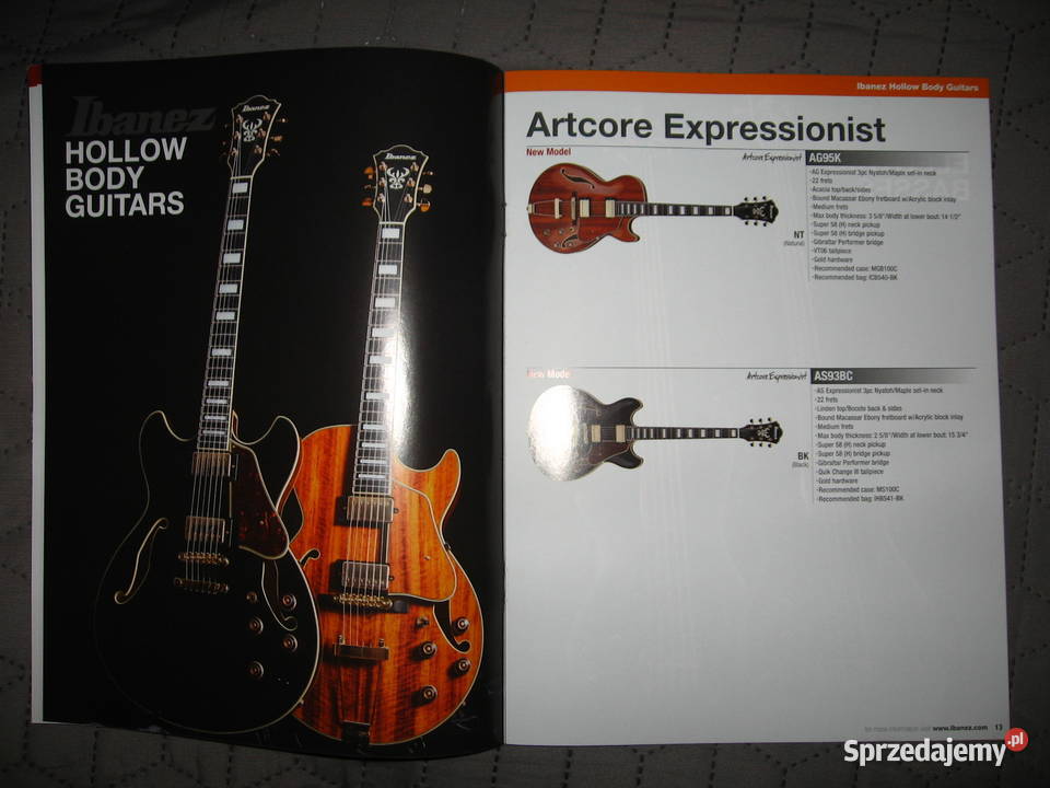 Ibanez 2024 News Catalog katalog gitar Kępice