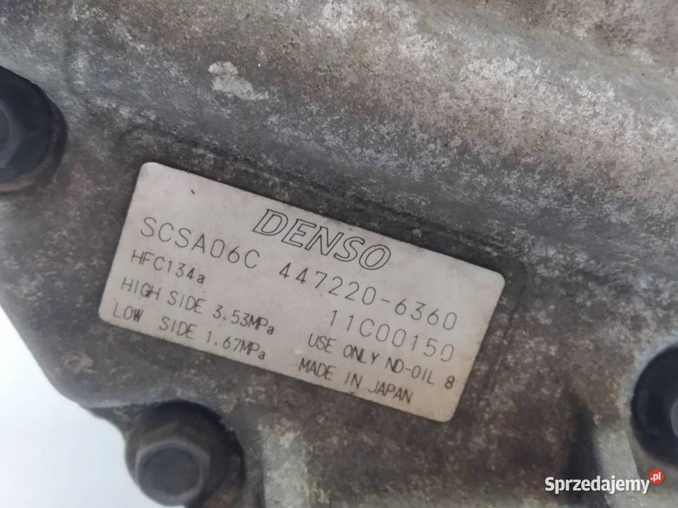 SPRĘŻARKA KLIMATYZACJI 4472206360 20 D4D Toyota świętokrzyskie
