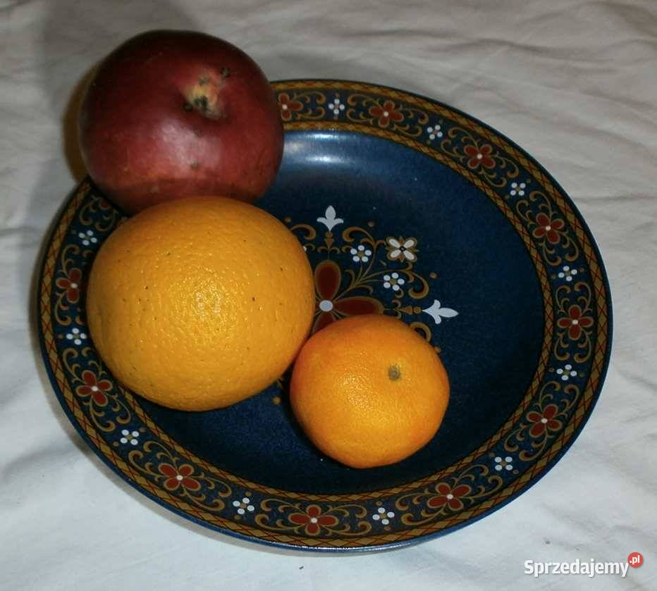 Dekoracyjne Talerze Ceramiczne Komplet Ciemny Kraków