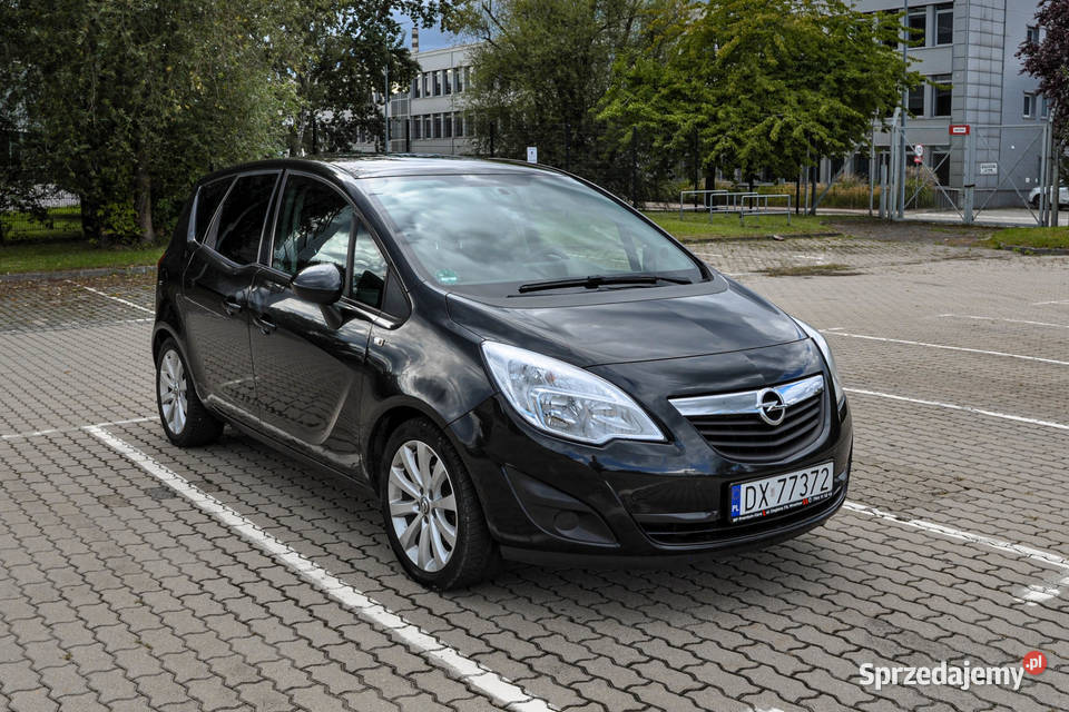 Opel Meriva 14T 2012 r Bezwypadkowy Samochody osobowe Wrocław