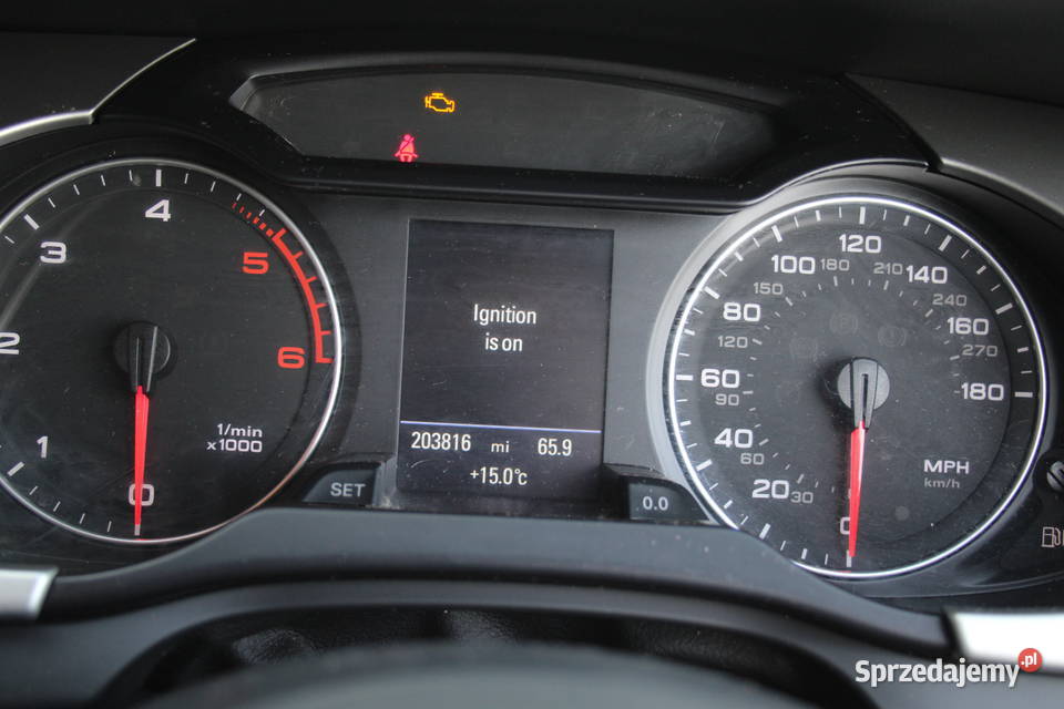 Audi A4 B8 Sedan 2009r 203816mil 20 TDI 2x SLINE Iława