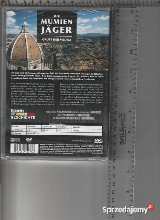 Die mumien jager Discovery DVD Filmy Pruszków