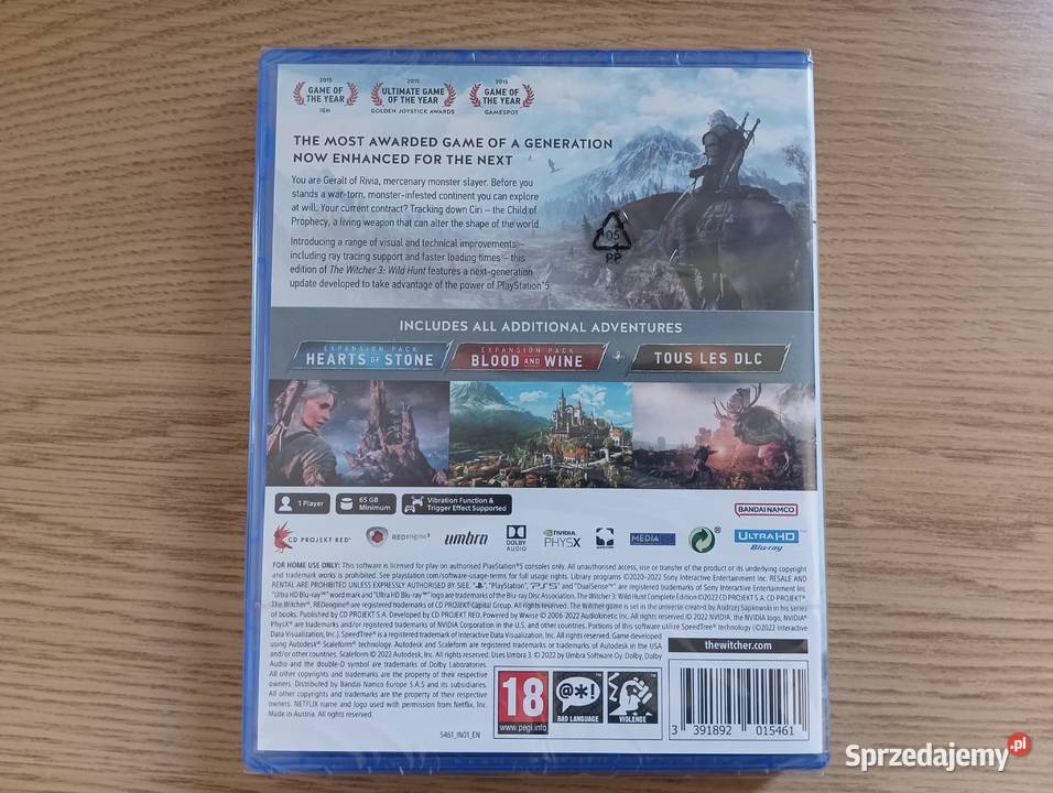 Wiedźmin 3 Dziki Gon Edycja Kompletna na Gry na konsole Gdańsk