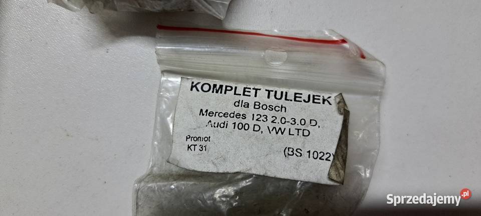 Komplet tulejek rozrusznika Bosch Mercedes W123 osobowe Luzino