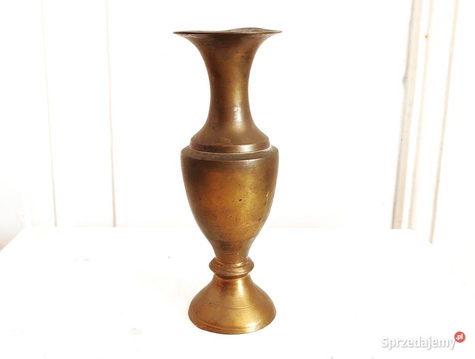 Stary mosiężny wazonik Gdańsk