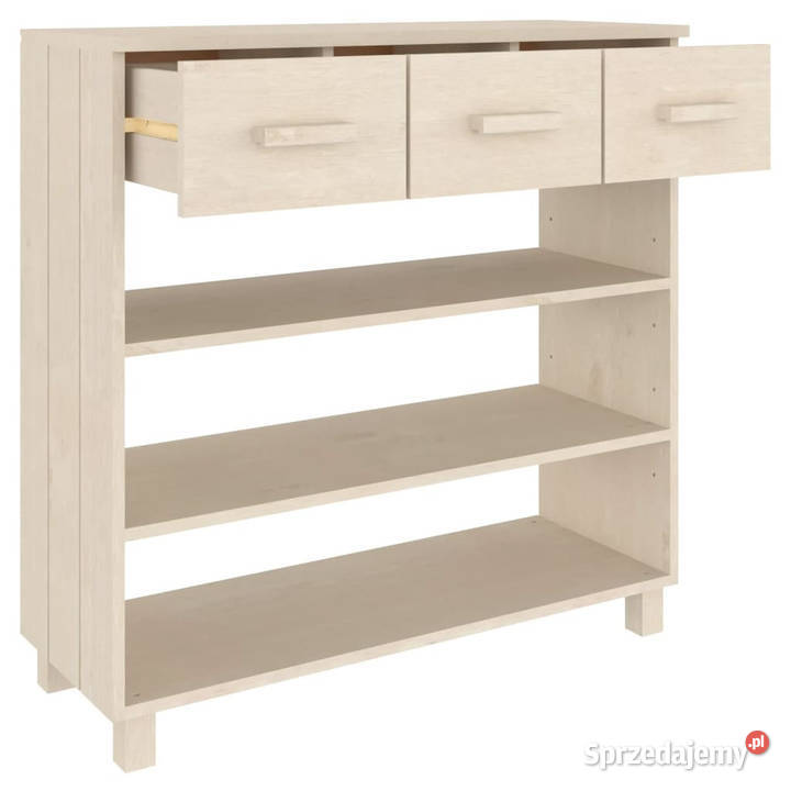 Stolik konsolowy HAMAR miodowy brąz 90x35x90 mazowieckie