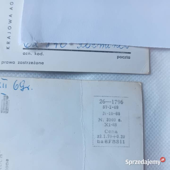 Dwie pocztówki Tatry RUCH 1969 r KAW 1977 r Koźminek