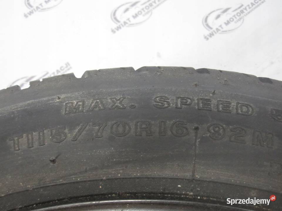 OPEL VECTRA C koło dojazdowe 1157016 92M 5x110