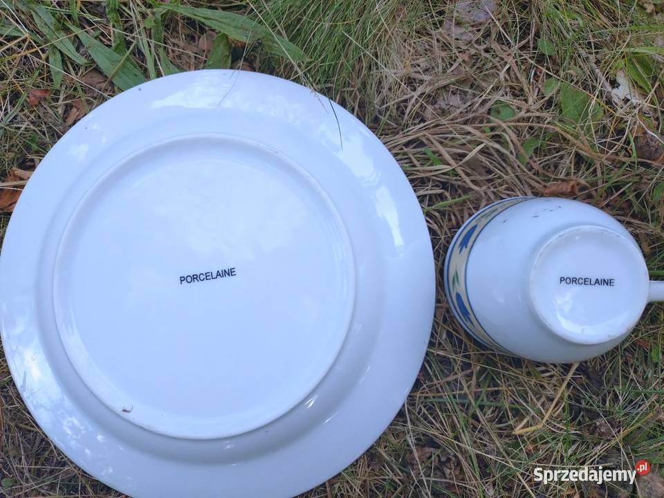 Talerze filiżanki porcelana Poznań