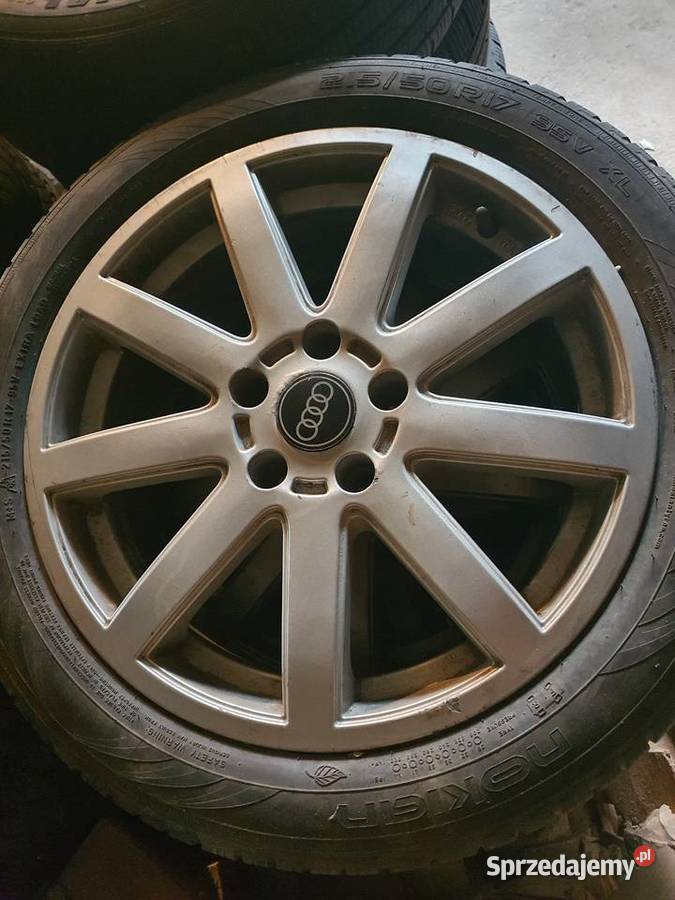 ALUFELGI Z OPONAMI ZIMOWYMI AUDI 215X55X17 17cale sprzedam