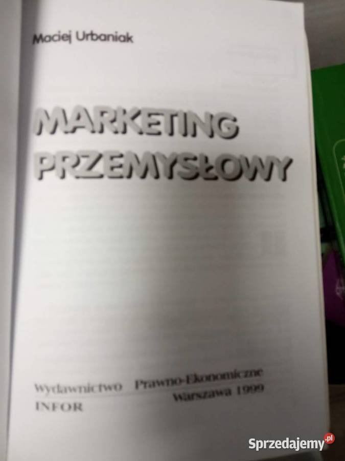 Marketing przemysłowy podręczniki szkolne