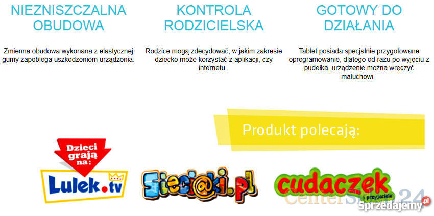 dzieci tablet OVERMAX FANTASYTAB 2 tablet 3 wielkopolskie Poznań