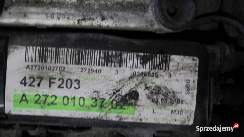 MERCEDES CLK 30 06r 272940 272940 231 166 silnik Silniki kompletne świętokrzyskie Kielce