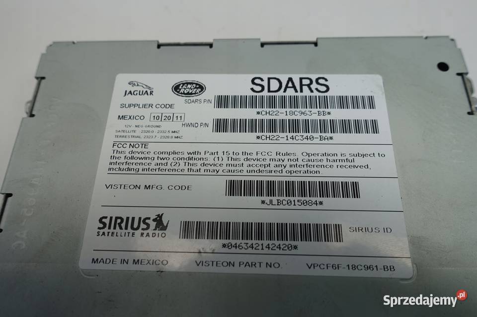 Jaguar XJ X351 MODUŁ STEROWNIK CH2218C963BB osobowe lubelskie Chełm