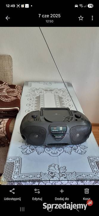 Radio odtwarzacz CD Sony Busko-Zdrój sprzedam