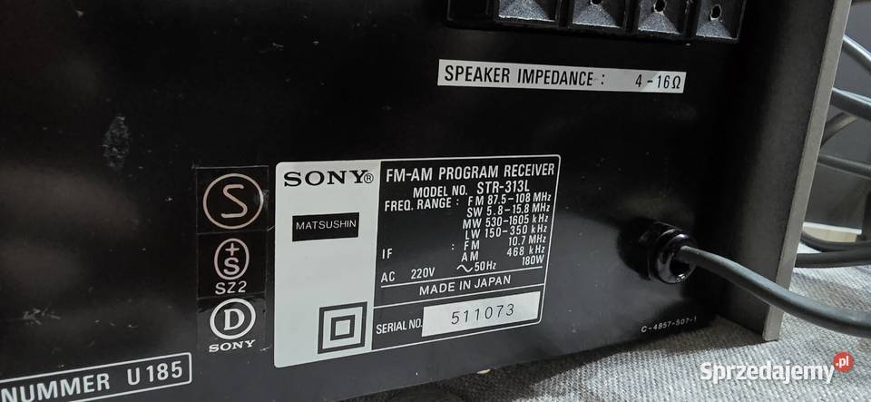 SONY 313L amplituner stereo sprzedam