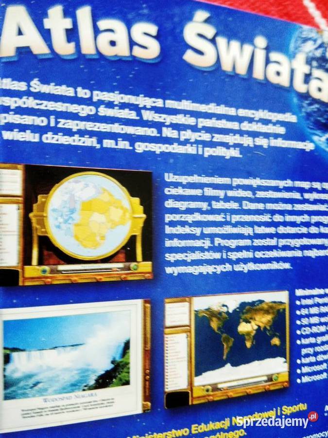 Atlas świata mapy księgarnia Warszawa Podręczniki Podręczniki mazowieckie