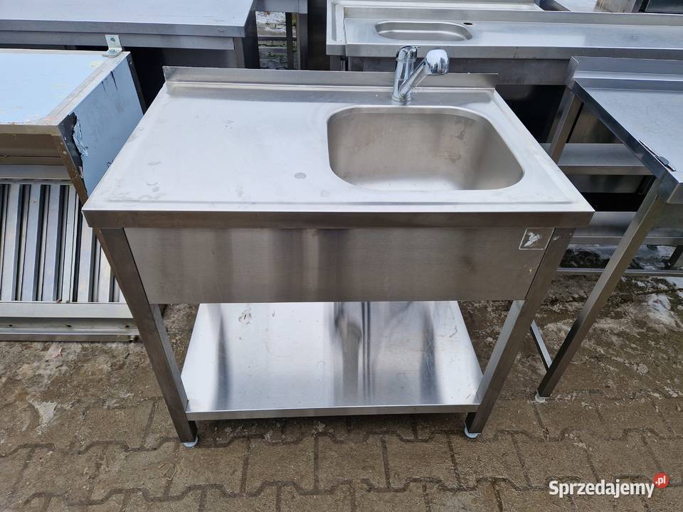 Zlew Gastronomiczny 1 Komorowy Z Półką 1006085 Gastronomia Ostrów Wielkopolski