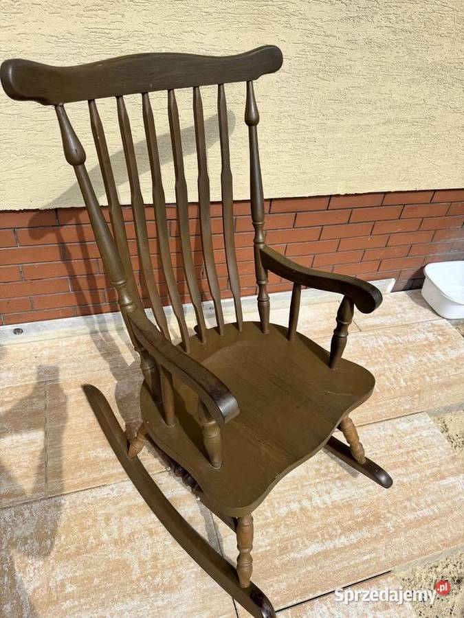 Fotel bujany bujak na biegunach prl retro Garwolin sprzedam
