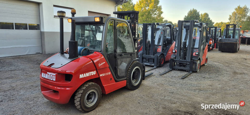 Terenowy wózek widłowy Manitou MSi35G Udźwig Manitou Wózki widłowe Małkinia Górna sprzedam