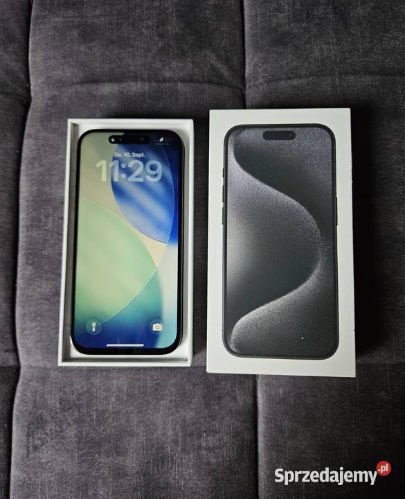 Apple iPhone 15 Pro 256GB Titanium Black Grabowo