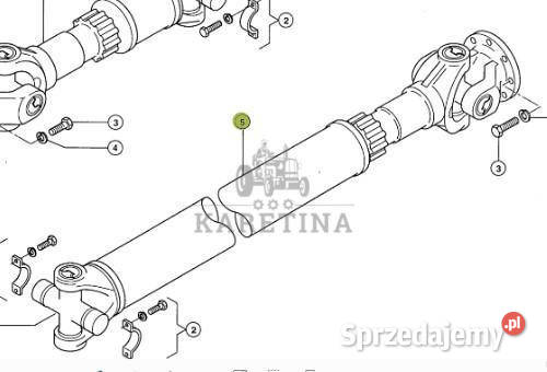 CLAAS TARGO K70 Wałek Przegubowy CZĘŚCI wielkopolskie Jastrzębniki