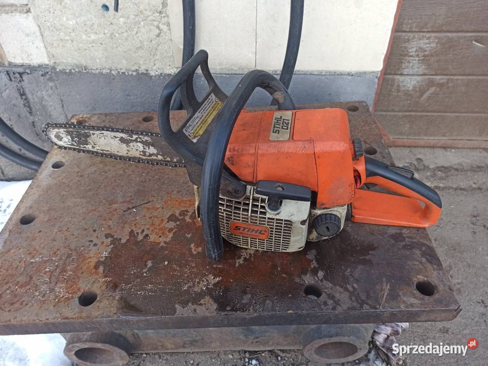 Piła spalinowa Stihl i OleoMax Lucynowo