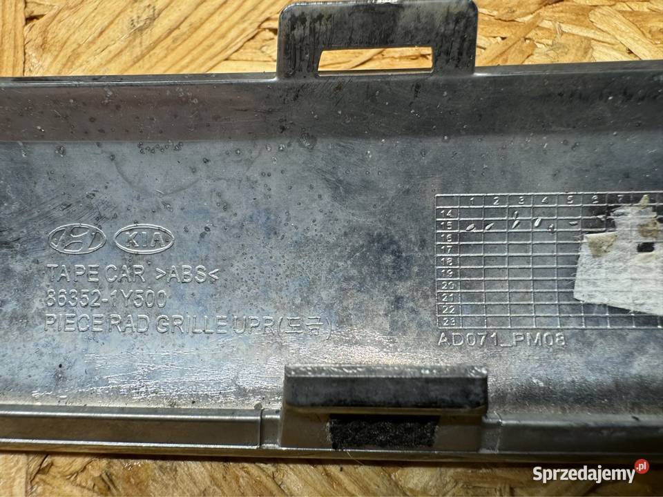 Listwa chrom grilla atrapy Kia picanto 2 II lift Sieraków