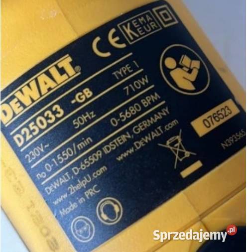 Mlotowiertarka DeWalt D25033 SDS 710W 20J Dom i Ogród Gdańsk