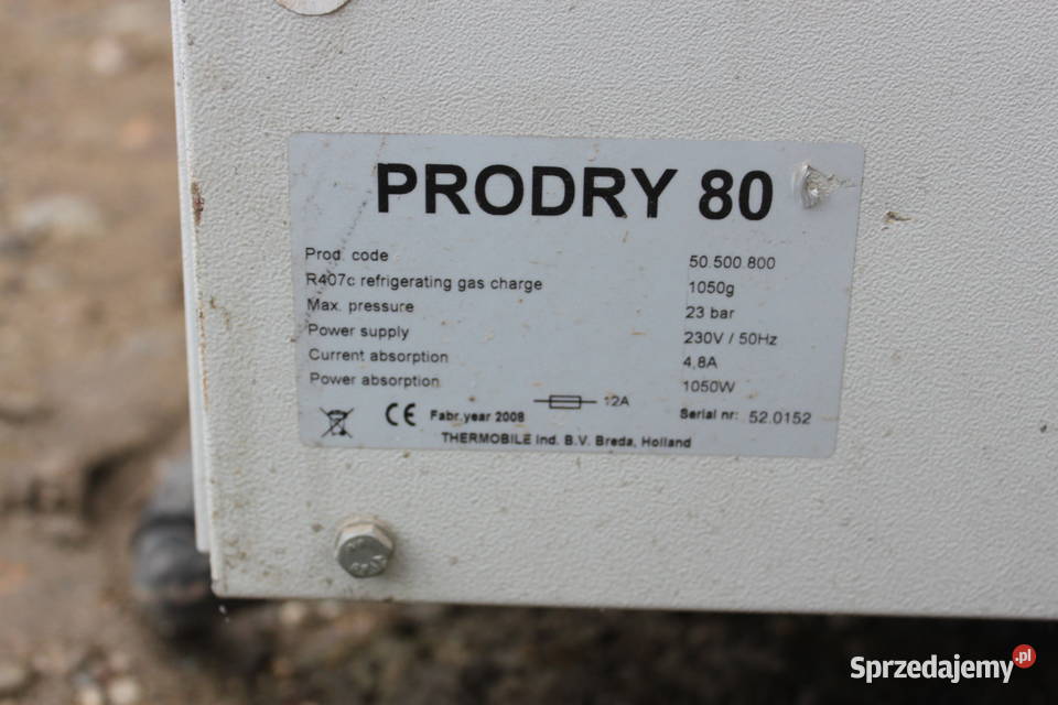 osuszacz powietrza przemysłowy Brzesko