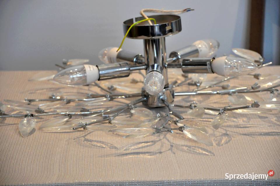 EKSKLUZYWNY ŻYRANDOL LAMPA SUFITOWA PLAFON Białystok sprzedam