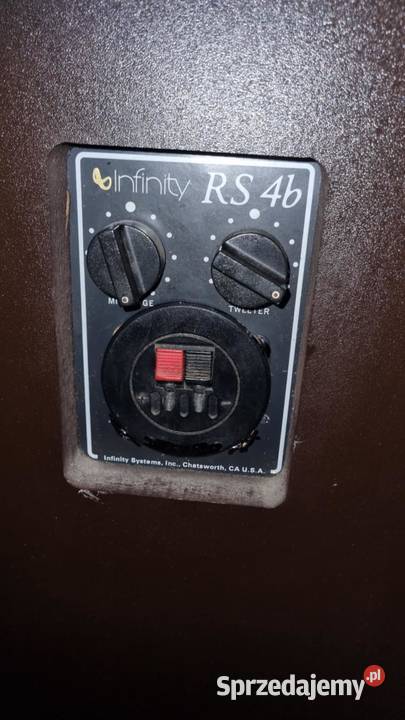 Wybitne kolumny Infinity RS 4b 2x150W Polydome