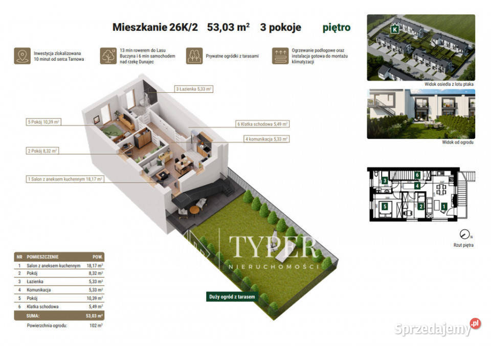 Nowoczesne mieszkania bezczynszowe koło Tarnowa Koszyce Małe