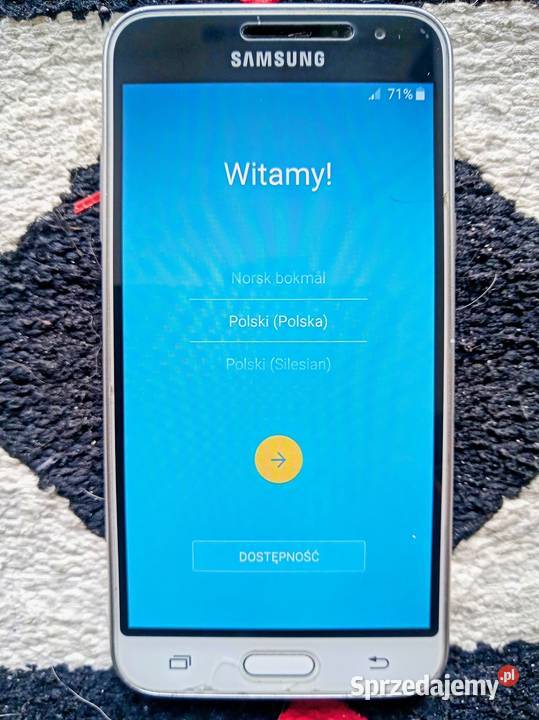 Samsung Galaxy J3 2016 SMJ320F stock 51 nowa Dębogóra