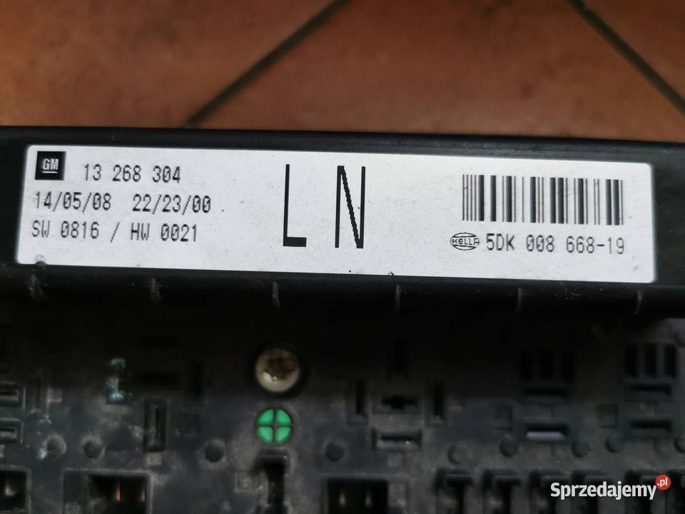 MODUŁ BSI OPEL ZAFIRA B CDTI 5DK00866819 wielkopolskie Margonin