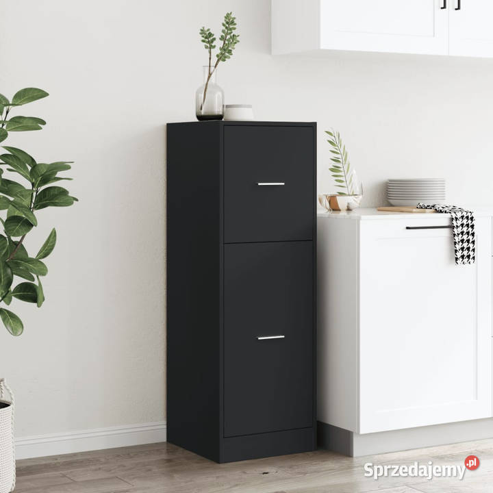 Szafka apteczna czarna 40x41x118 materiał Warszawa